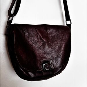 Genuine Leather Crossbody Purse